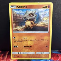 Pokemon TCG Cubone 7/12 McDonald's Promo 2018 Holo - Image 1