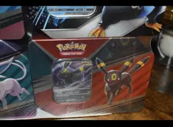 Pokemon Costco 4 Tin Set Umbreon, Sylveon, Espeon, Empoleon V Heroes NEW SEALED - Image 5