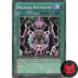 Yugioh Release Restraint FET-EN044 Common 1st Edition LP - Image 1