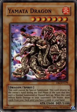 Yamata Dragon - Super Rare DB2-EN179 - MP - YuGiOh - Image 1