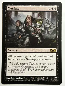 Mutilate Magic 2013 (M13) 102 LP-NM MTG Card - Image 1