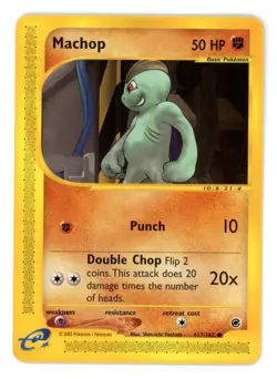 Machop 117/165 Expedition Base Set Pokemon Card - Image 1