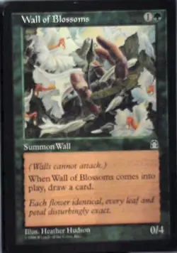 Wall of Blossoms - Stronghold: #125, Magic: The Gathering Lp R234 - Image 1