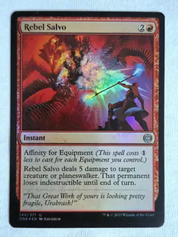 Rebel Salvo 144/271 Phyrexia: All Will Be One Foil Magic The Gathering TCG - Image 1