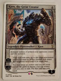 Karn, the Great Creator (White Border) Mystery Booster 2 Regular - Image 1