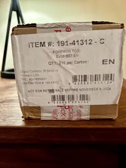 Pokemon Surging Sparks SV08 Booster Box Case Factory Sealed - Image 1