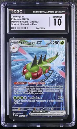 Yanmega ex 228/182 SIR - Pokemon Destined Rivals CGC 10 Gem Mint - Image 1
