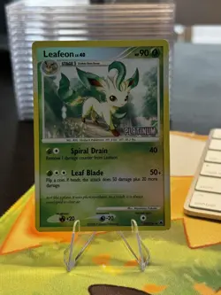 Pokemon TCG Leafeon 24/100 Majestic Dawn Platinum Stamped Reverse Holo - Image 1