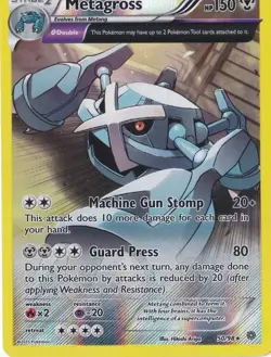 METAGROSS 50/98 REVERSE-HOLO POKEMON XY ANCIENT ORIGINS - Image 1