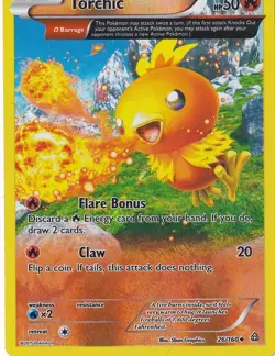 TORCHIC 26/160 REVERSE HOLO POKEMON PRIMAL CLASH - Image 1