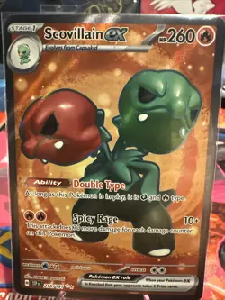 Pokemon Scovillain ex Full Art 216/191 SSP Surging Sparks NM - Image 1