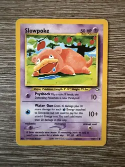 Slowpoke 73/111 - Neo Genesis Common - Pokemon TCG - LP condition - Image 1