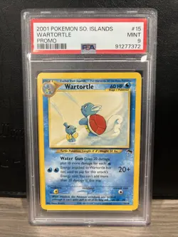 Pokemon 2001 Southern Islands Promo #15 Wartortle PSA 9 - Image 1