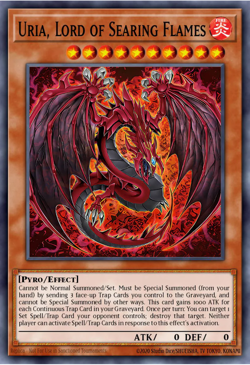 Yugioh! STARLIGHT Uria, Lord of Searing Flames (Alternate Artwork) MZMU-EN000 - Image 1