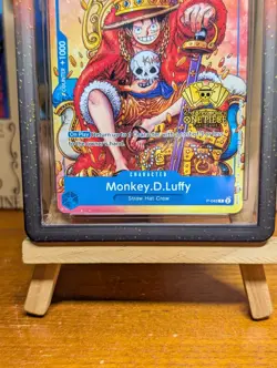 Monkey D Luffy P-043 PROMO 2nd Anniversary Stamp ONE PIECE ACE 10 With Guard - Image 5