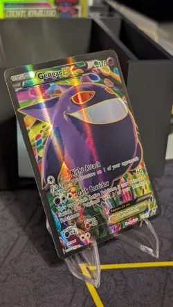 Gengar EX 114/119 Full Art Ultra Rare Phantom Forces Pokemon Card MP - Image 2