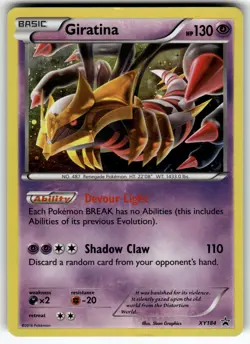 Giratina XY184 XY Promos LP Pokemon Card TCG - Image 1