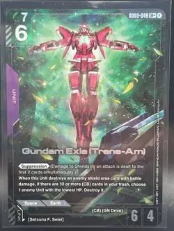 Gundam Card Game - GD03 Steel Requiem GD03-049 LR+ Alt Art - Image 1