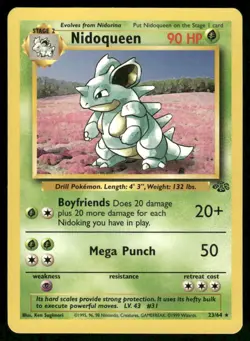 Pokemon Cards Nidoqueen 23/64 Jungle Rare NM *2 - Image 1