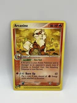 Pokemon Arcanine 15/100 EX Sandstorm Regular Rare Card 2003 English TCG - Image 1