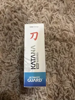 ULTIMATE GUARD KATANA DECK PROTECTOR SLEEVES 100CT ORANGE SEALED NEW - Image 4