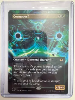 Cosmogoyf Borderless #0313 Edge of Eternities EOE MTG NM Non-Foil ENG - Image 1