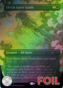 MTG Elvish Spirit Guide (423) | NM Foil | Secret Lair Yuko Shimizu {SLD} - Image 1