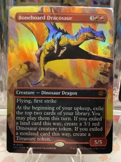Bonehoard Dracosaur #321 NM🐉 The Lost Caverns of Ixalan Magic MTG Foil🌈 - Image 1