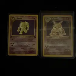 Lot Of 2 Pokemon, Hypno 23/62 1st Edition Non Holo, Alakazam 1/130 Base 2 Holo - Image 1