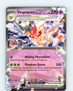 Pokemon TCG Vespiquen EX S&V Obsidian Flames 096/197 Ultra Holo Double Rare NM - Image 1