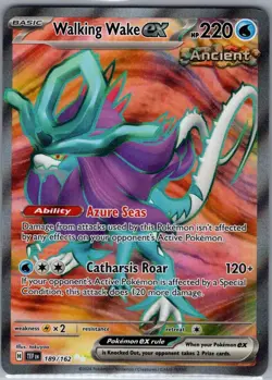 Walking Wake ex 189/162 SV05: Temporal Forces - Pokemon Card - NM - Image 1