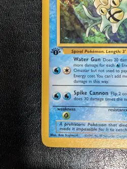 Omastar First Edition NM Pokemon 40/62 Fossil Regular - Image 5