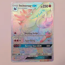 Pokemon Incineroar GX 147/145 Secret Rare Full Art Guardians Rising - Image 1
