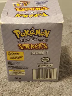 1999 Artbox Pokemon Series 1 Sticker Box - 30 Packs Sealed / Box Opened/damage 601139116206 - Image 3