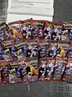Pokemon TCG Destined Rivals Booster Packs Lot Of 30 As Shown. Read Description - Image 3