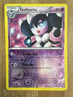 Pokemon TCG Gothorita Legendary Treasures 71/113 Reverse Holo Uncommon LP - Image 1
