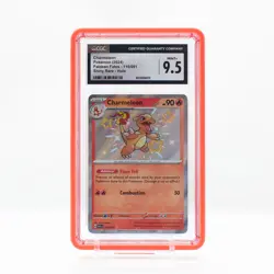Pokemon Charmeleon Holo #110 Shiny Rare Paldean Fates - CGC 9.5 Mint+ - Image 1