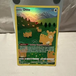 Pokemon Ditto Ultra Rare Holo Crown Zenith Galarian Gallery GG22/GG70 70 HP - Image 1