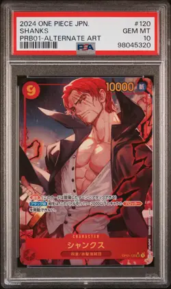 2024 One Piece Jpn. Shanks PRB01-ALTERNATE Art PSA 10 - Image 1