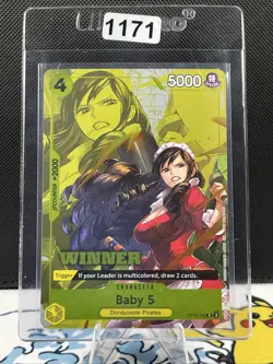 One Piece TCG Baby 5 OP12-112 Winner Stamp 2026 Vol.1 Promo – (1171) - Image 1