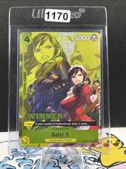 One Piece TCG Baby 5 OP12-112 Winner Stamp 2026 Vol.1 Promo – (1170) - Image 1