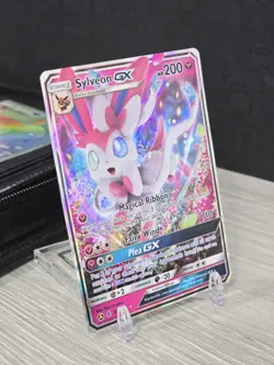 Pokemon Card Sylveon GX 92a/145 Alt Art Promo Guardians Rising 2018 Sun and Moon - Image 1