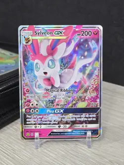 Pokemon Card Sylveon GX 92a/145 Alt Art Promo Guardians Rising 2018 Sun and Moon - Image 3