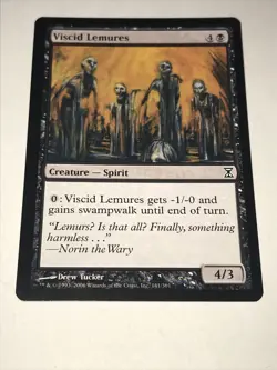 Magic the Gathering Viscid Lemures Card - Image 2