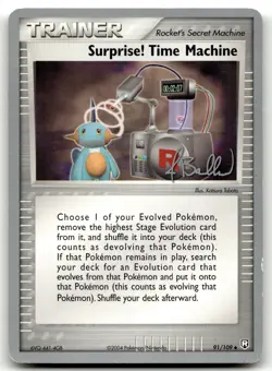 Surprise! Time Machine Pokemon World Championships Exclusive 91/109 2006 Card - Image 1
