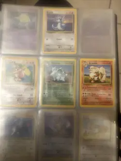 Pokemon TCG Binder Lot Base Set, Base Set 2 Gym Heroes Cards & More - Image 5