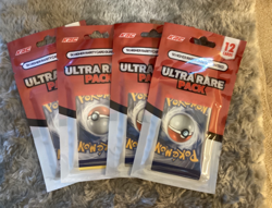 4 New sealed King's Ransom Collectibles Pokemon Ultra Rare Holo Pack 12 Cards - Image 1
