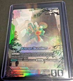 Gundam Card Game - Altron Gundam (LR+) - Steel Requiem (GD03) - UNPLAYED - NM - Image 1