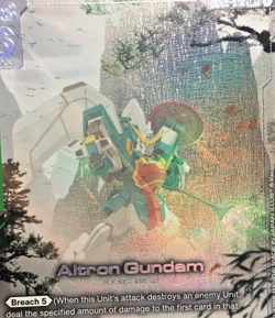 Gundam Card Game - Altron Gundam (LR+) - Steel Requiem (GD03) - UNPLAYED - NM - Image 3