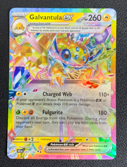 Galvantula ex 051/142 Stellar Crown Double Rare Pokemon TCG Card NM - Image 1